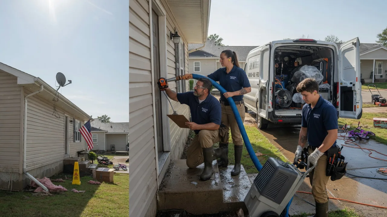 Ceiling Water Damage Restoration in Munroe Falls, OH near me